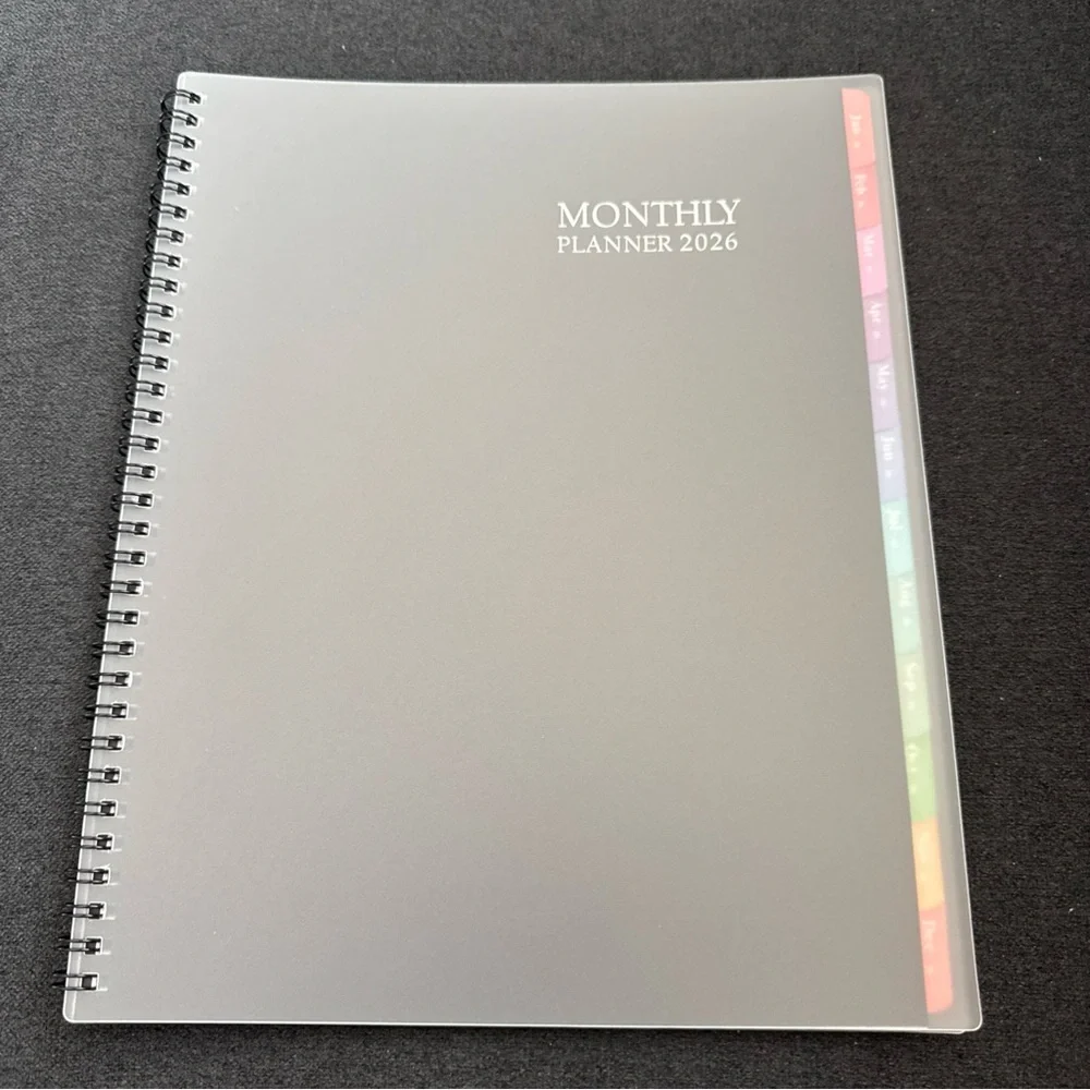 New in package 2026 Monthly Planner , tabbed 8 1/2 x 11
